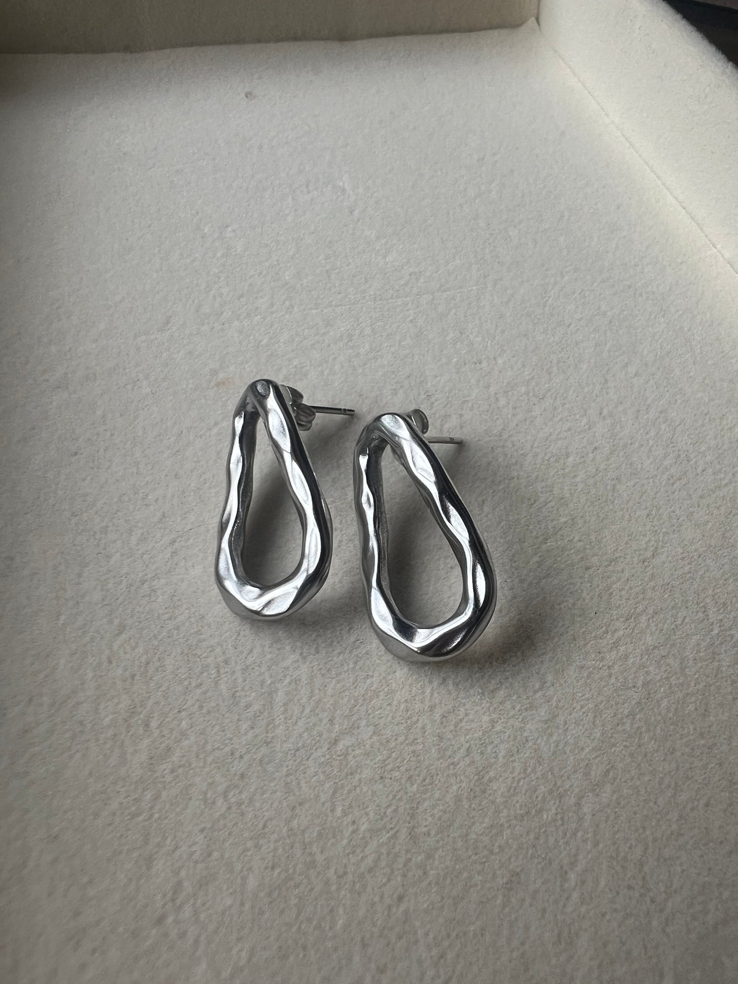 Sølv øreringe Abordable