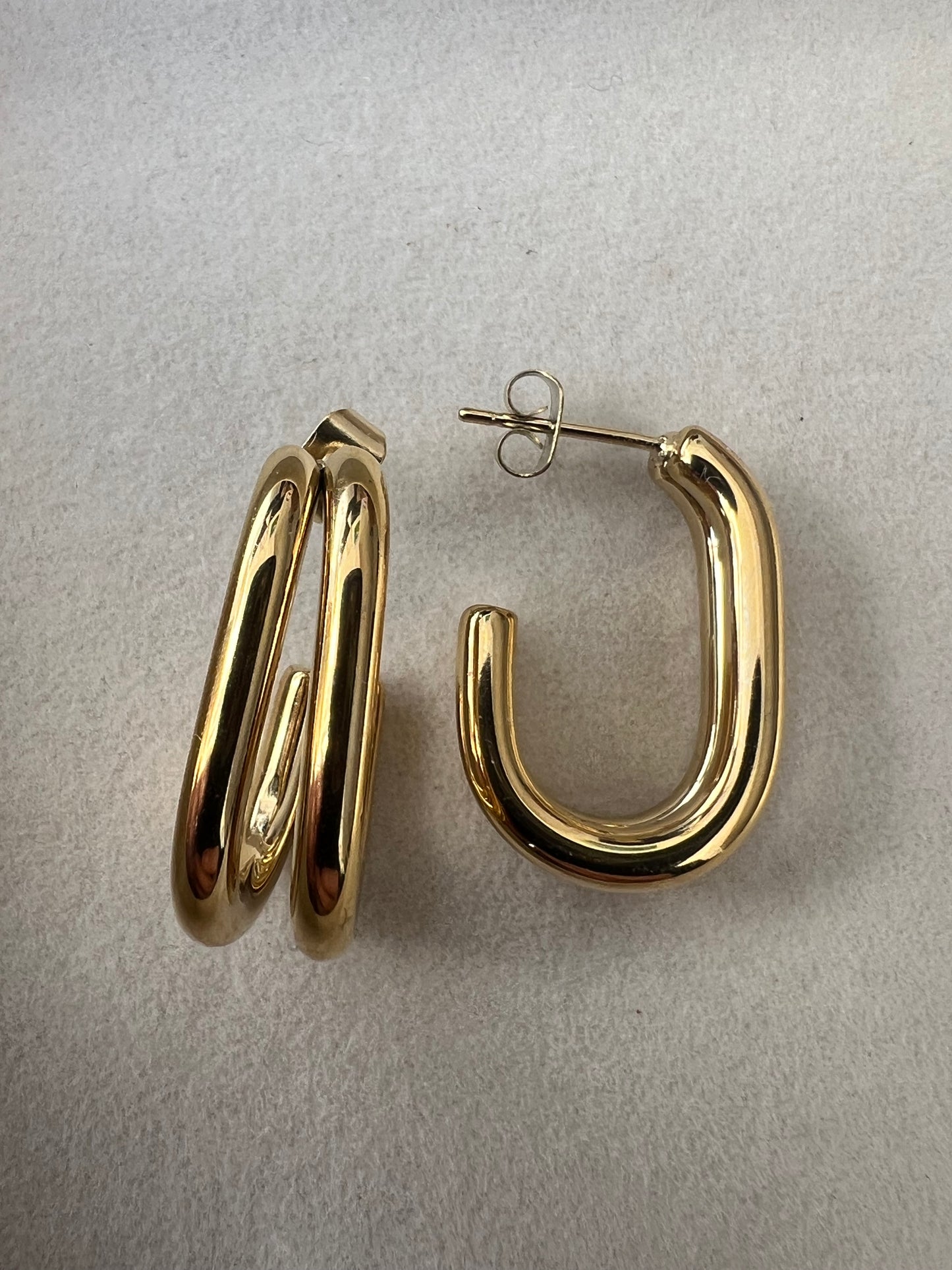 Guld øreringe Abordable