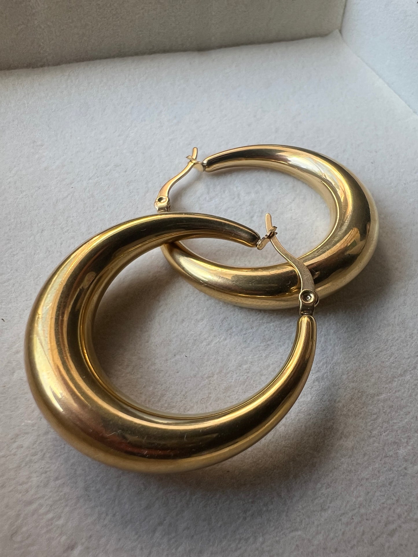 Guld øreringe Abordable