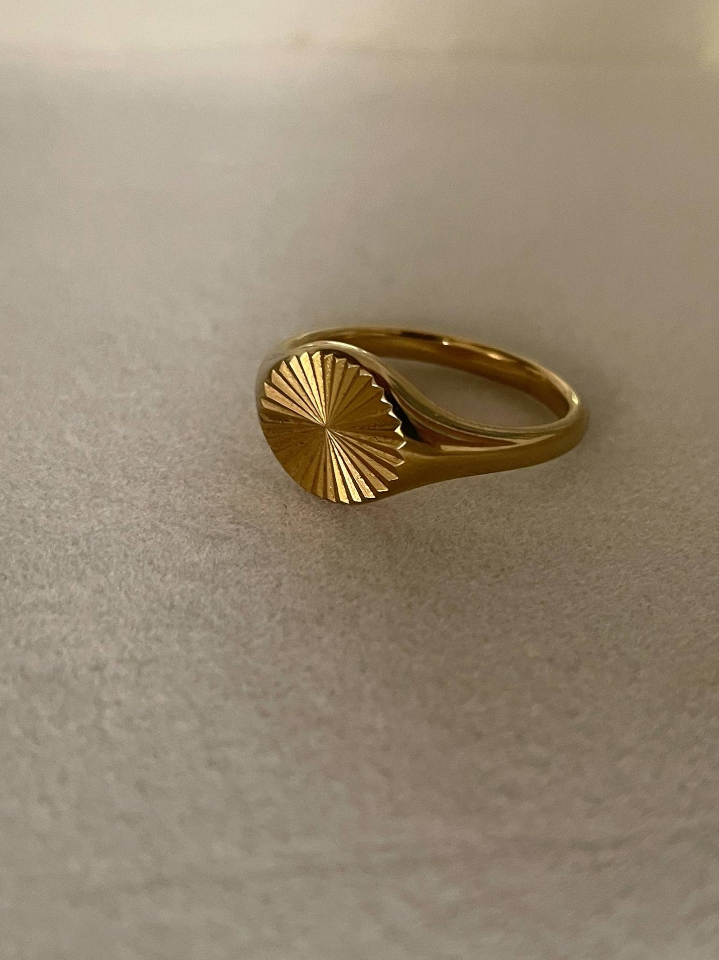 Sunset ring guld