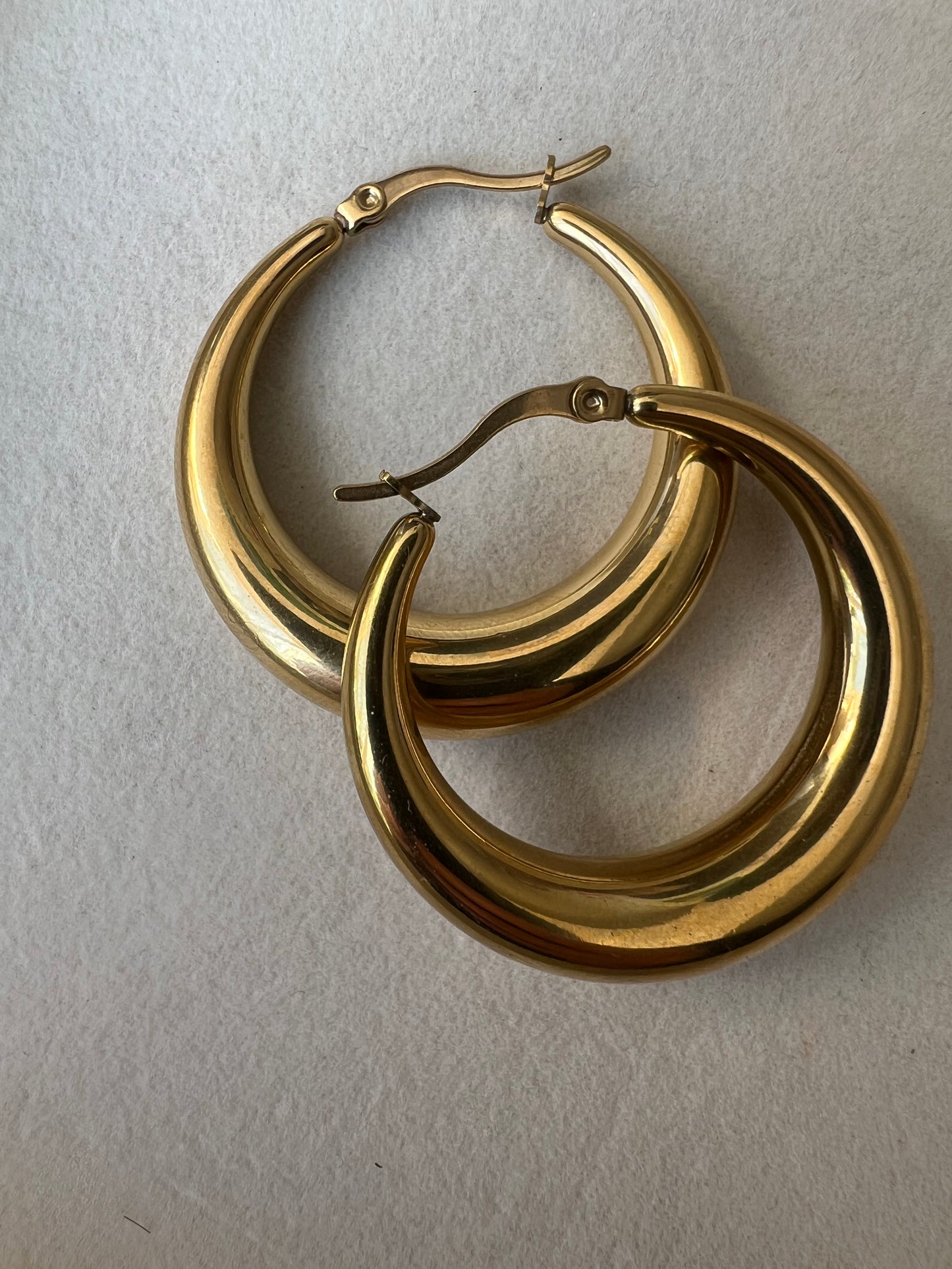 Guld øreringe Abordable