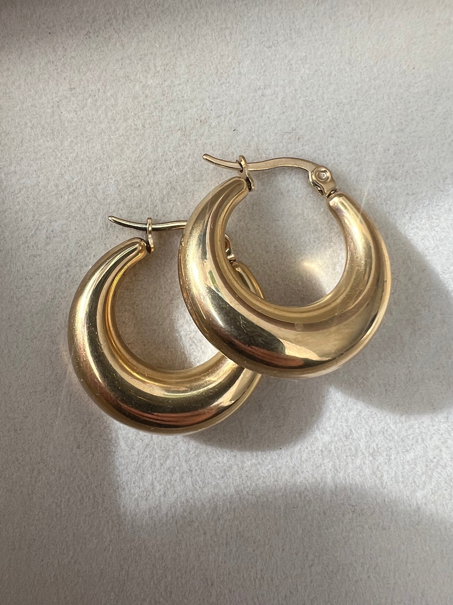 Guld øreringe Abordable
