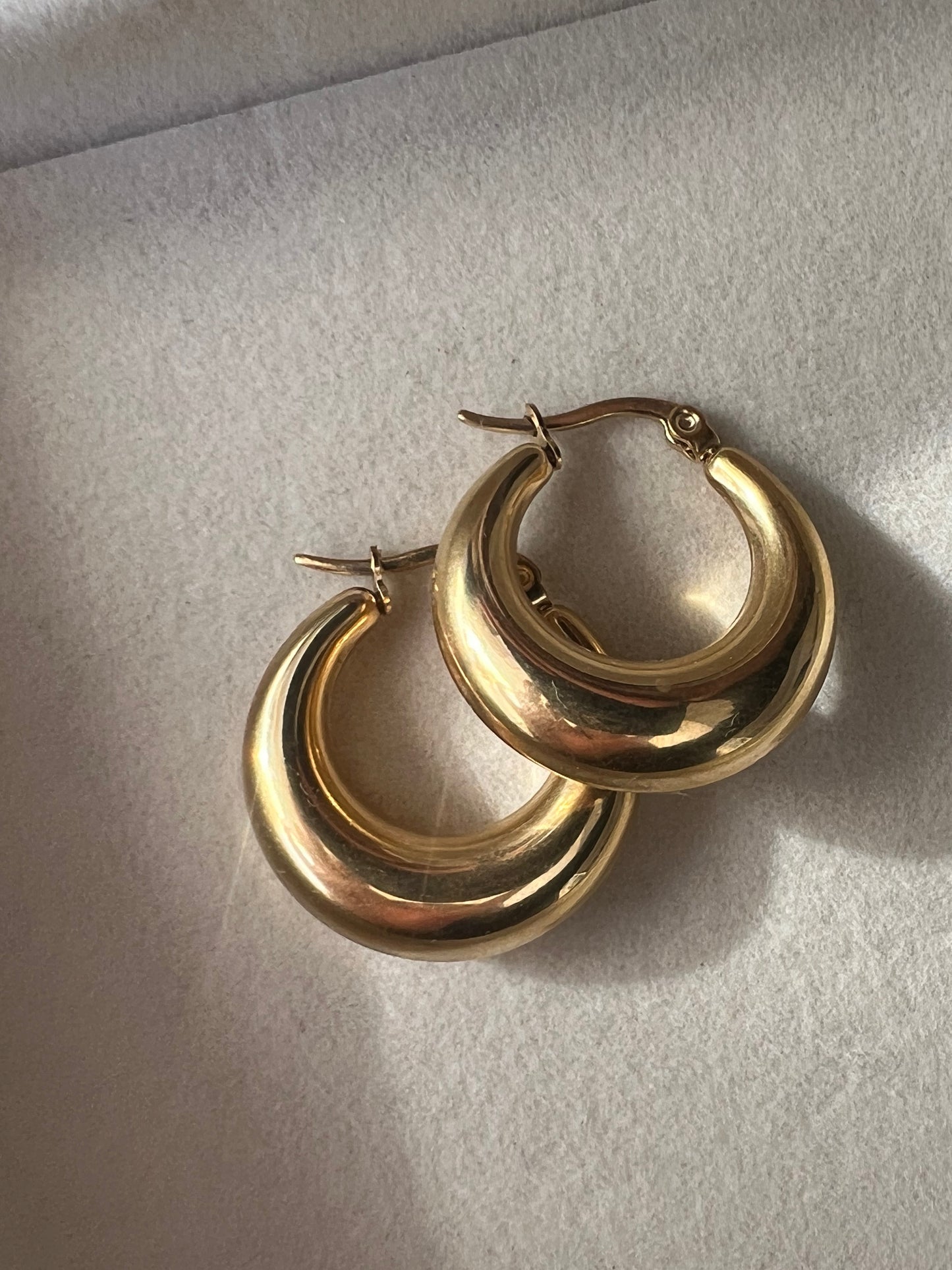 Guld øreringe Abordable