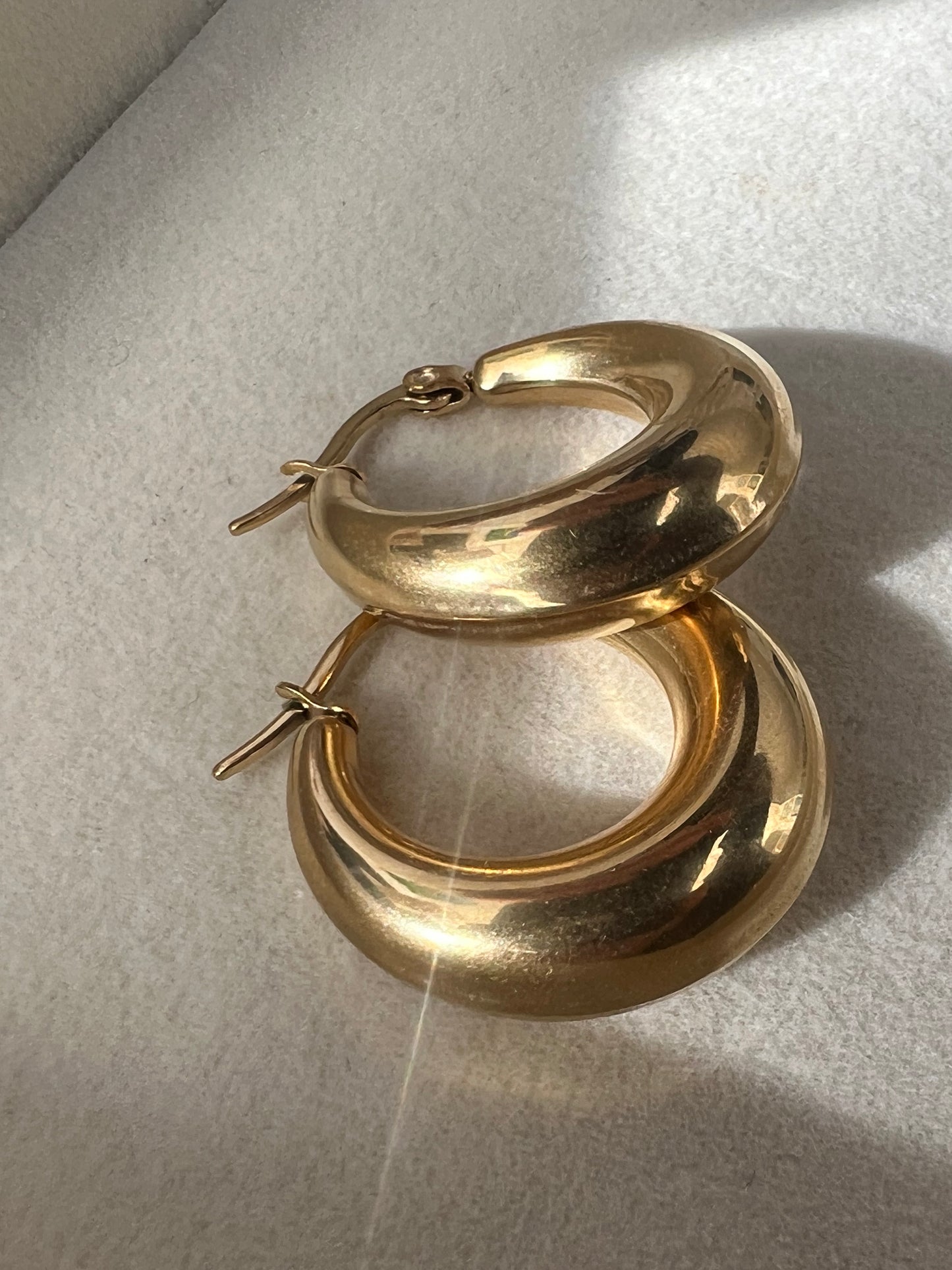 Guld øreringe Abordable