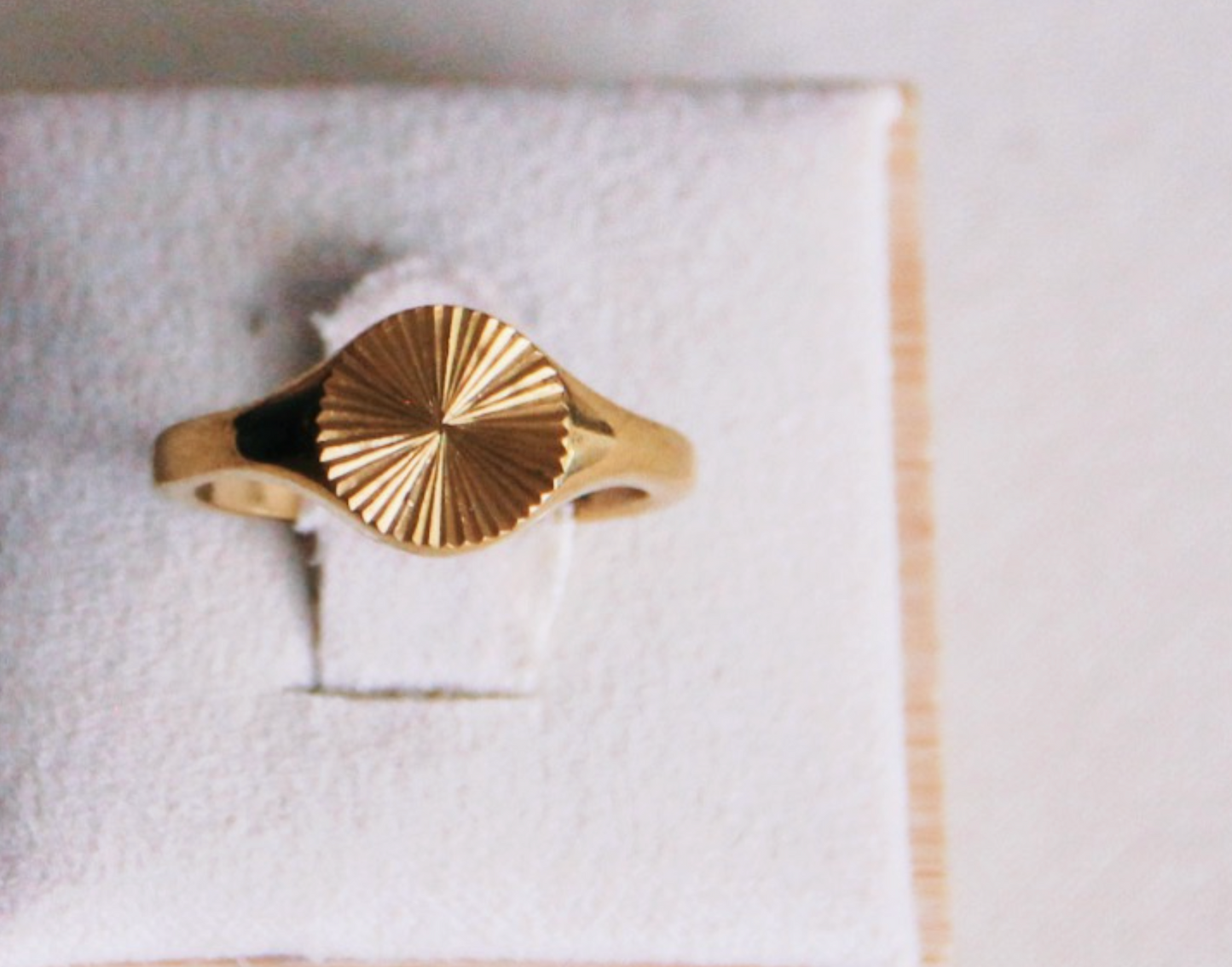 Sunset ring guld