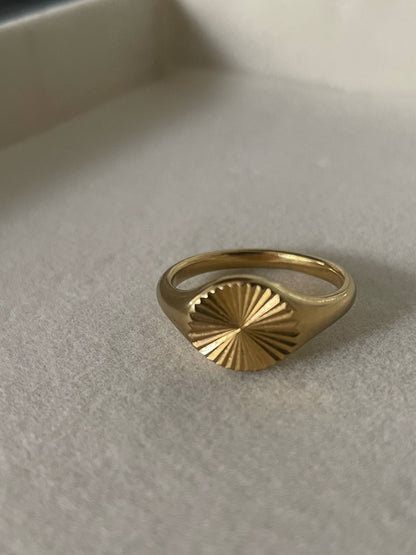 Sunset ring guld