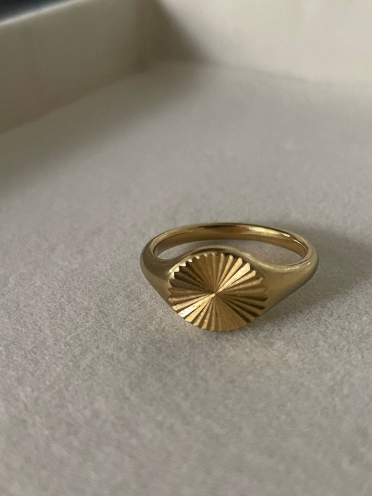 Sunset ring guld