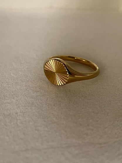 Sunset ring guld