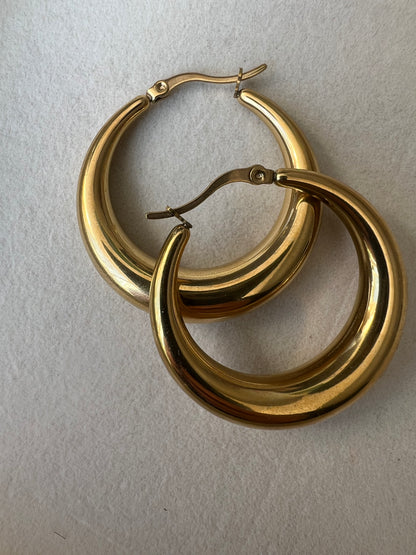Guld øreringe Abordable