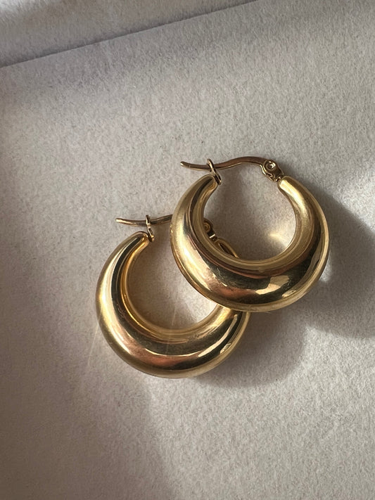 Guld øreringe Abordable