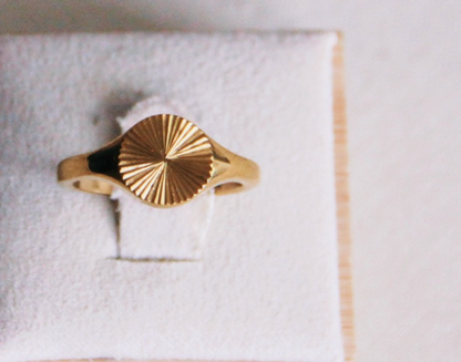 Sunset ring guld
